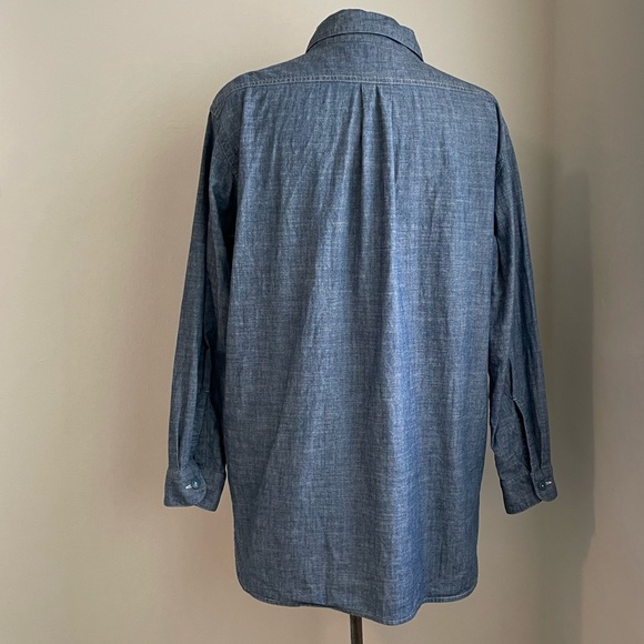 Journal Standard Chambray Denim Button up Shirt- "One Size" Japanese Size - Picture 4 of 10